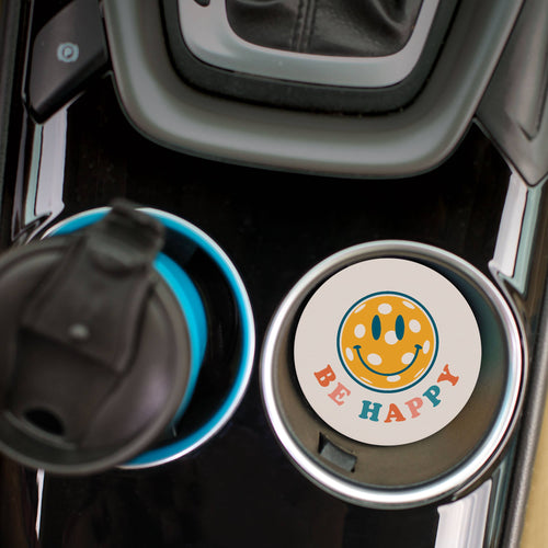 Be Happy Car Coaster