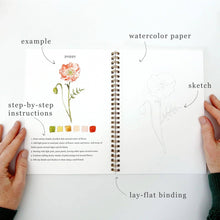 Load image into Gallery viewer, emily lex studio - Flowers watercolor workbook