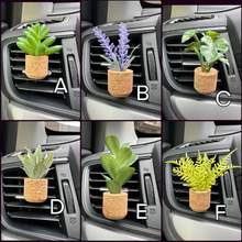 Load image into Gallery viewer, Plant Car Vent Clip Air Freshener Diffuser (Reusable): Random Scents
