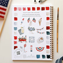 Load image into Gallery viewer, emily lex studio - Americana watercolor workbook