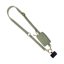 Load image into Gallery viewer, Clip &amp; Go Strap w/Pouch Brushed Vegan Leather: Black