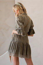 Load image into Gallery viewer, Vintage Romance  Stone-Washed Baby Doll Dress