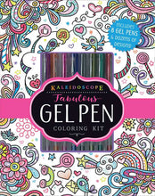 Load image into Gallery viewer, Kaleidoscope: Fabulous Gel Pen Coloring Kit by Editors of Silver Dolphin Books: Kit - Paperback; 48 pages / English