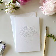 Load image into Gallery viewer, emily lex studio - Bouquets paintable watercolor notecard set