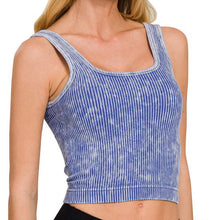 Load image into Gallery viewer, The Rose Ribbed Tank