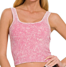 Load image into Gallery viewer, The Rose Ribbed Tank