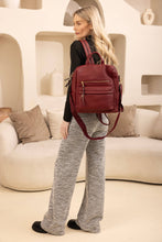 Load image into Gallery viewer, Amelia Convertible Backpack w/ Guitar Strap: Coffee