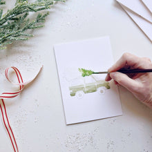 Load image into Gallery viewer, Christmas cheer paintable notecard