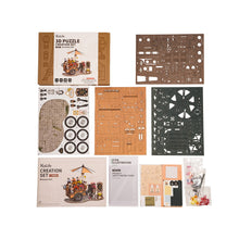 Load image into Gallery viewer, 3D Wooden Puzzle: Blossom Cart