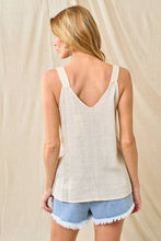 Load image into Gallery viewer, V-neck Linen Tank