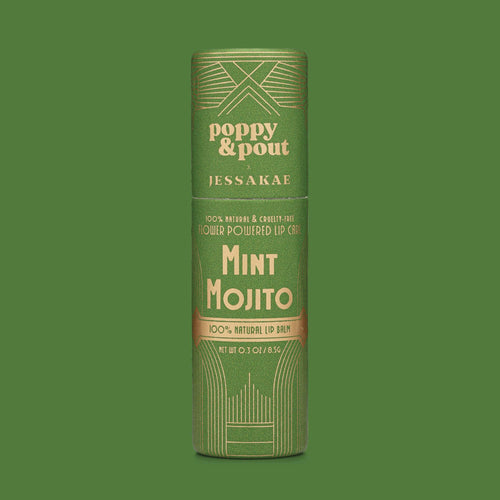 Poppy & Pout - Limited Edition, Lip Balm, Oz Collection, Mint Mojito