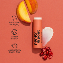 Load image into Gallery viewer, Poppy &amp; Pout - Lip Balm, Pomegranate Peach