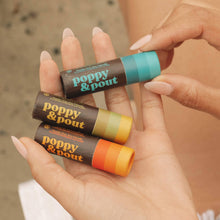 Load image into Gallery viewer, Poppy &amp; Pout - Lip Balm, Retro Surf, Midnight Mint