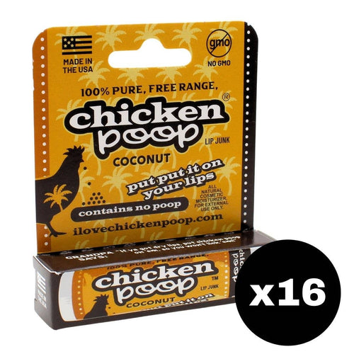 Chicken Poop® COCONUT Lip Balm - All Natural