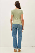 Load image into Gallery viewer, Stretch Ribbed Jersey Top