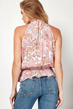 Load image into Gallery viewer, PAISLEY PRINT HALTER KECK TOP