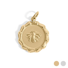 Load image into Gallery viewer, Stainless Steel Bee Pendant: Gold
