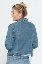 Load image into Gallery viewer, Classic Denim Jacket: Dark Wash