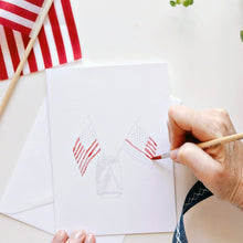Load image into Gallery viewer, emily lex studio - Americana paintable watercolor notecard set