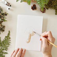 Load image into Gallery viewer, emily lex studio - Mushrooms paintable watercolor notecard set