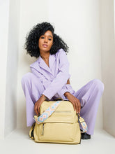 Load image into Gallery viewer, Amelia Convertible Backpack w/ Guitar Strap: Daffodil