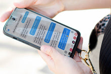 Load image into Gallery viewer, Clip &amp; Go Chain w/Zippered Pouch: Gun Metal