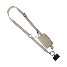 Load image into Gallery viewer, Clip &amp; Go Strap w/Pouch Brushed Vegan Leather: Brown - Brown Pouch