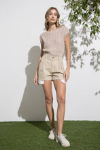 Load image into Gallery viewer, Erin Cropped Cable Knit Vest