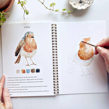 Load image into Gallery viewer, emily lex studio - Birds watercolor workbook