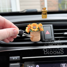 Load image into Gallery viewer, Sunflower Vent Clip Car Air Freshener Diffuser (Reusable): Random Scents