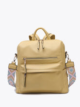 Load image into Gallery viewer, Amelia Convertible Backpack w/ Guitar Strap: Daffodil