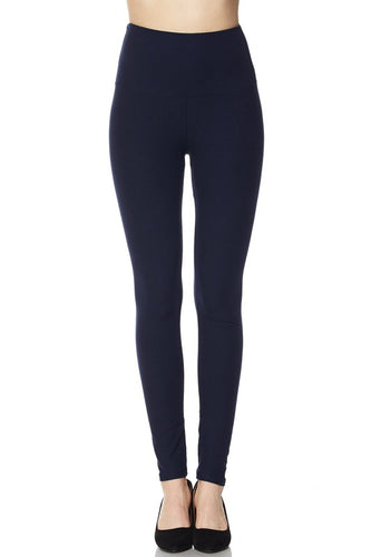 Solid Ankle Leggings w/ 5 inches waistband
