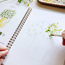 Load image into Gallery viewer, emily lex studio - Flowers watercolor workbook