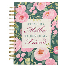 Load image into Gallery viewer, First My Mother Pink Peony Large Wirebound Journal