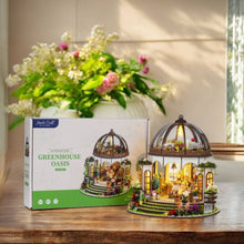 Load image into Gallery viewer, DIY Miniature House Kit: Greenhouse Oasis