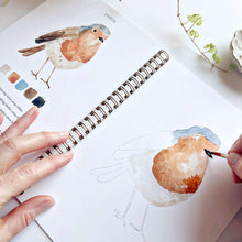 Load image into Gallery viewer, emily lex studio - Birds watercolor workbook