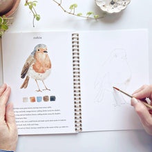 Load image into Gallery viewer, emily lex studio - Birds watercolor workbook