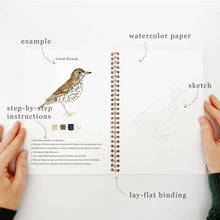Load image into Gallery viewer, emily lex studio - Birds watercolor workbook