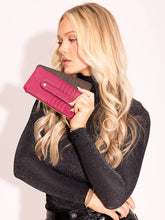 Load image into Gallery viewer, Saige Slim Card Holder Women's Wallet: Hot Pink