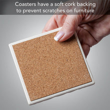 Load image into Gallery viewer, Cat Nappy Assorted Image Tumbled Tile Coaster