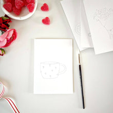 Load image into Gallery viewer, Love sweet love paintable notecard