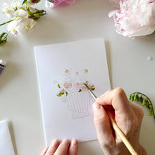 Load image into Gallery viewer, emily lex studio - Bouquets paintable watercolor notecard set