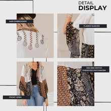 Load image into Gallery viewer, Natural Bohemian : Embroidered Short Shrug