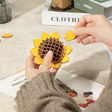 Load image into Gallery viewer, 3D Wooden Flower Puzzle Bundle Pack