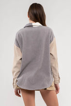 Load image into Gallery viewer, Grey Color Block Jacket