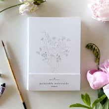 Load image into Gallery viewer, emily lex studio - Bouquets paintable watercolor notecard set