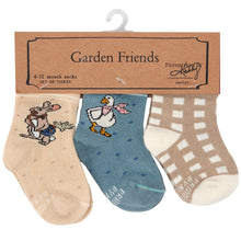 Load image into Gallery viewer, Primitives by Kathy - Garden Friends Baby Sock Set