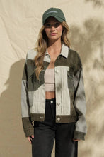Load image into Gallery viewer, Patchwork Buttoned Jacket