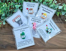 Load image into Gallery viewer, Mini Positive Rubber Rigures (Packaged)