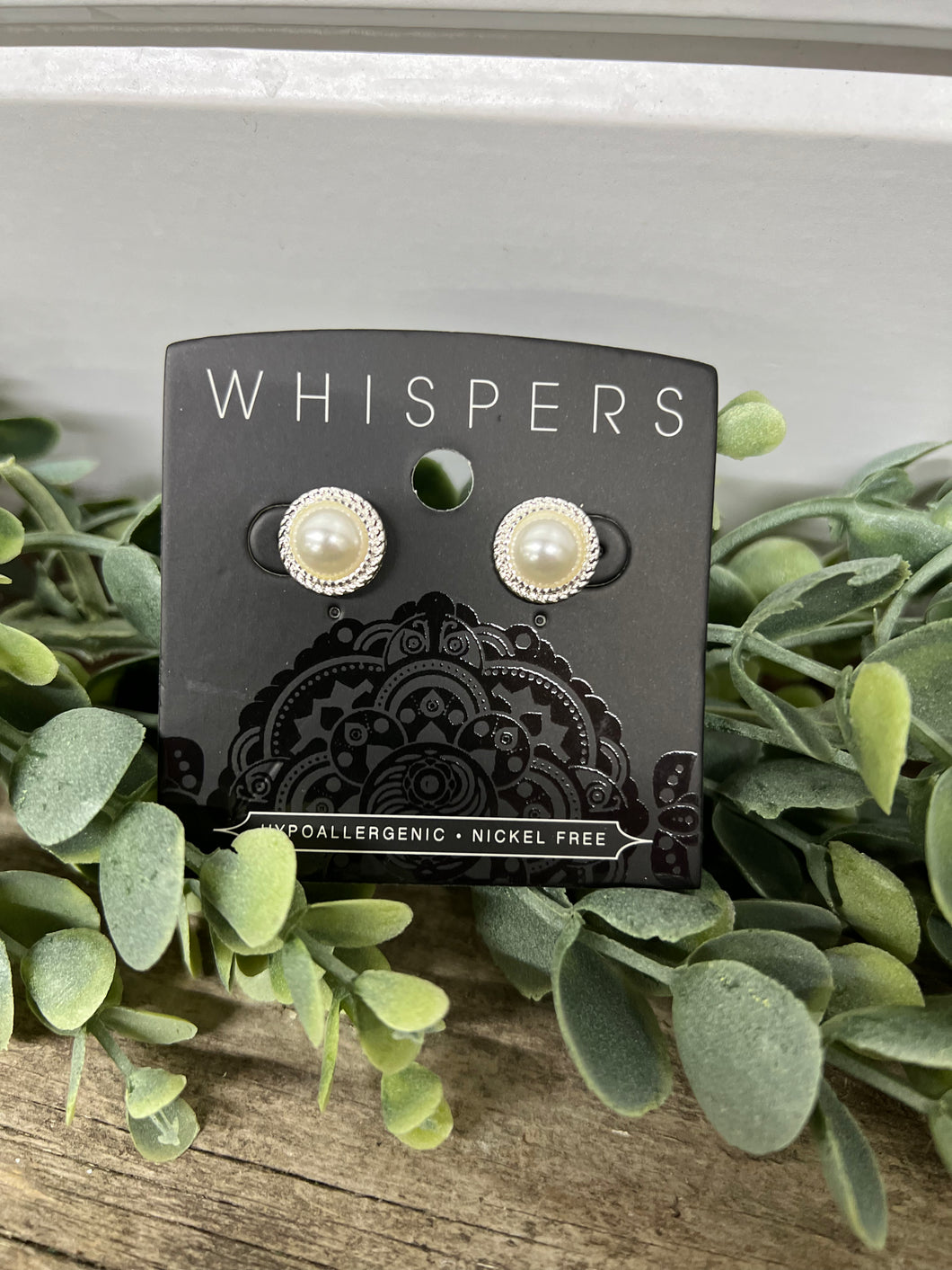 Silver Whisper Collection Earrings